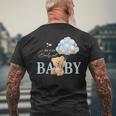We Can Bearly Wait Gender Neutral Baby Shower Decorations Men's T-shirt Back Print Gifts for Old Men