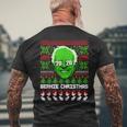 Bernie Sanders 2020 Election Ugly Christmas Sweater Men's T-shirt Back Print Gifts for Old Men