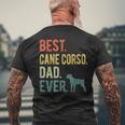 Best Cane Corso Dad Ever Dog Daddy Fathers Day Mens Back Print T-shirt Gifts for Old Men