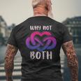 Bi Polyamory Polyamory Symbol Bisexual Colors Bi Pride Mens Back Print T-shirt Gifts for Old Men