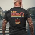 Bigfoot Lives In Rusk Texas Men's T-shirt Back Print Gifts for Old Men