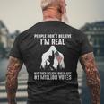 Bigfoot They Believe Bïden Got 81 Million Votes Mens Back Print T-shirt Gifts for Old Men