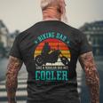 Biking Dad But Cooler Motorbike For Daddy Grandad Biker Mens Back Print T-shirt Gifts for Old Men