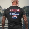 Billieve In Buffalo Vintage Football Men's Back Print T-shirt Gifts for Old Men