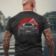 Black Gt R 35 Jdm Skyline Tuner Racing Stance Men's T-shirt Back Print Gifts for Old Men