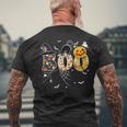 Boo With Spiders And Witch Hat Halloween Costume Men's T-shirt Back Print Gifts for Old Men