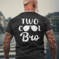 Brother Of The Birthday Boy Two Cool 2Nd Birthday Family Mens Back Print T-shirt Gifts for Old Men