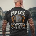 Cane Corso Italian Mastiff Italian Moloss Cane Corso Mens Back Print T-shirt Gifts for Old Men