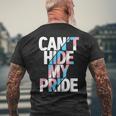 Cant Hide My Pride Transgender Trans Flag Ftm Mtf Lgbtq Mens Back Print T-shirt Gifts for Old Men