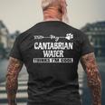 Cantabrian Water Owners Men's T-shirt Back Print Gifts for Old Men