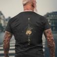 Capricorn Zodiac Symbol Cosmic Cool Astrology Lover Men's T-shirt Back Print Gifts for Old Men