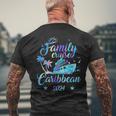 Caribbean Family Cruise 2024 Matching Vacation Friends Ship Men's T-shirt Back Print Gifts for Old Men