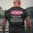 Cataleya Name Gift Cataleya Hated By Many Loved By Plenty Heart Her Sleeve Mens Back Print T-shirt Gifts for Old Men