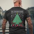 Chemist Element Oh Chemistree Ugly Christmas Sweater Men's T-shirt Back Print Gifts for Old Men