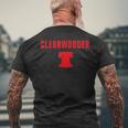 Clearwooder Funny Gift Philly Baseball Clearwater Cute Baseball Funny Gifts Mens Back Print T-shirt Gifts for Old Men