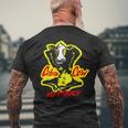 Cobra Cow No Moocy Satire Humor Men's Back Print T-shirt Gifts for Old Men