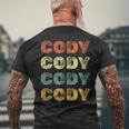 Cody Personalized Retro Vintage For Cody Men's Back Print T-shirt Gifts for Old Men