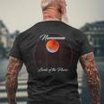 Comanche Moon Design Mens Back Print T-shirt Gifts for Old Men