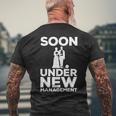 Cool Bachelor Party Design For Men Boys Groom Bachelor Party Mens Back Print T-shirt Gifts for Old Men