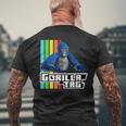 Cool Gorilla Tag Retro Gorilla Tag Monke Vr Gamer Men's T-shirt Back Print Gifts for Old Men