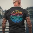 Cousin Crew 2023 Summer Vacation Holiday Family Camp Tie Dye Mens Back Print T-shirt Gifts for Old Men