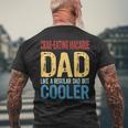 Crab-Eating Macaque Dad Like A Regular Dad But Cooler Men's T-shirt Back Print Gifts for Old Men