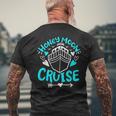 Cruise Honeymoon Cruise Mens Back Print T-shirt Gifts for Old Men