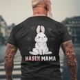 Cute Bunny Easter Rabbit Mum Rabbit Mum For Women Men's Back Print T-shirt Gifts for Old Men