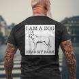 Czechoslovakian Wolfdog Dog Lover Men's T-shirt Back Print Gifts for Old Men