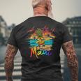 Dabbing Pineapple Gay Pride Lgbt Maui Hawaii Summer 2022 Mens Back Print T-shirt Gifts for Old Men