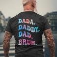 Dad Daddy Bruh Fathers Day Men's Back Print T-shirt Gifts for Old Men