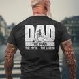Dad Man Myth Legend - Welder Iron Worker Metalworking Weld Mens Back Print T-shirt Gifts for Old Men