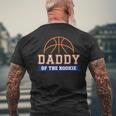 Daddy Of Rookie 1St Birthday Basketball Theme Matching Party Mens Back Print T-shirt Gifts for Old Men
