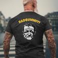 Dadgummit Gosh Darn Grumpy Old Man Southern Vintage Men's Back Print T-shirt Gifts for Old Men