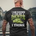 Debt American Credit Mortgage Loan Debtors Men's T-shirt Back Print Gifts for Old Men