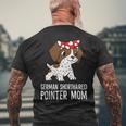 Dog German Shorthaired Gsp Dog Mom Cute German Shorthaired Pointer Mom Mens Back Print T-shirt Gifts for Old Men