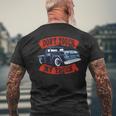 Dont Touch My Truck Car Stuff Tools Mens Back Print T-shirt Gifts for Old Men