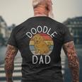 Doodle Dad Goldendoodle The Doods Dog Lover Pet Owner Mens Back Print T-shirt Gifts for Old Men
