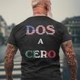 Dos A Cero Usa Vs Mexico Game By Flags Men's T-shirt Back Print Gifts for Old Men