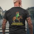 Even Cowboys Get Tummy Ache Cowboys Tummy Ache Survivor Men's T-shirt Back Print Gifts for Old Men