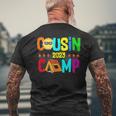 Family Camping Summer Vacation Crew Cousin Camp 2023 Mens Back Print T-shirt Gifts for Old Men