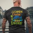 Family Cruise 2023 Bahamas Cruising Together Squad Matching Mens Back Print T-shirt Gifts for Old Men