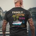 Family Cruise 2023 Making Memories Summer Matching Vacation Mens Back Print T-shirt Gifts for Old Men