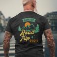 Family Road Trip 2023 Camping Crew Vacation Holiday Trip Mens Back Print T-shirt Gifts for Old Men
