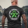 Family Support Non Hodgkin's Lymphoma Cancer Awareness Men's T-shirt Back Print Gifts for Old Men