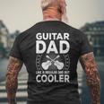 Father Music - Guitar Dad Like A Regular Dad But Cooler Mens Back Print T-shirt Gifts for Old Men
