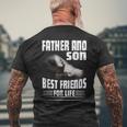Father And Son Best Friends For Life Cool Matching Family Men's Back Print T-shirt Gifts for Old Men