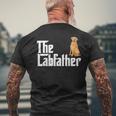 Fathers Day | Labrador Daddy | Dog Lover | The Lab Father Mens Back Print T-shirt Gifts for Old Men