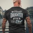 My Favorite Daughter Gave Me This Fathers Day Men's Back Print T-shirt Gifts for Old Men