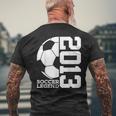 Football 10Th Birthday Soccer Legend 2013 Mens Back Print T-shirt Gifts for Old Men